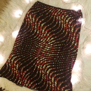 Wrapper Flowy Circle Design Skirt